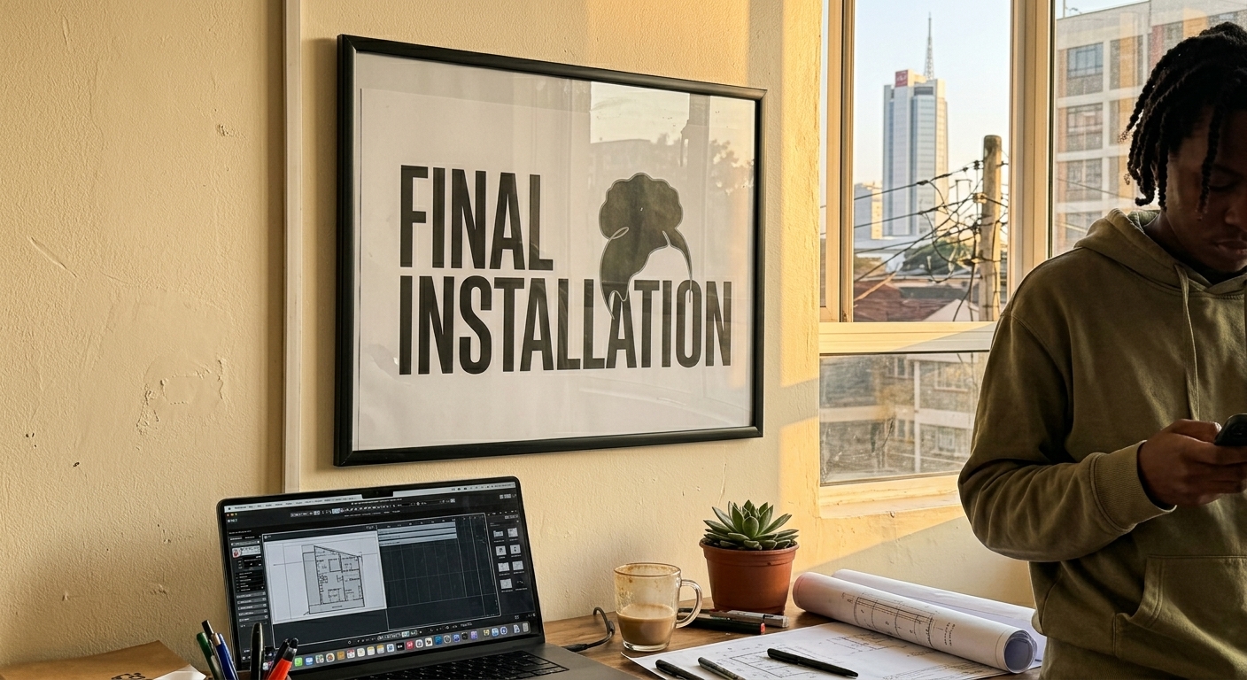 FINAL INSTALLATION Wall Poster